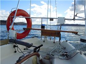 rail mounted, with timber backing