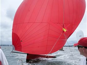 Not much to be seen of the boat!