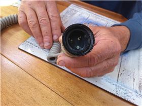 Anchor winch control broken