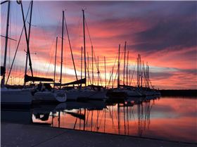 Brighton Marina sunset