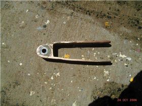 Lower Skeg Shoe with pivotal pin