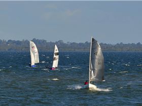 2022 HYC Winterbash from Races 1, 2 & 3, Monohulls