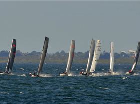 2022 HYC Winterbash Race 1, Multihulls