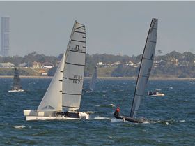 2022 HYC Winterbash Race 2, Multihulls