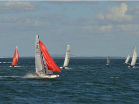 2022 HYC Winterbash Race 2, Multihulls