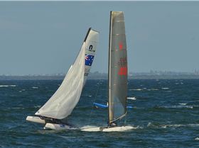2022 HYC Winterbash Race 2, Multihulls