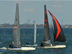 2022 HYC Winterbash Race 2, Multihulls