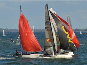 2022 HYC Winterbash Race 3, Multihulls
