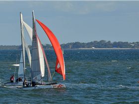 2022 HYC Winterbash Race 3, Multihulls