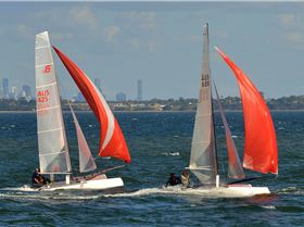 2022 HYC Winterbash Race 3, Multihulls