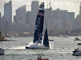 2020 Sail GP Sydney Nosedives