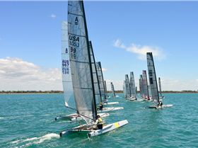 2018 "A" Class Catamaran Worlds (Race 1, Tues 20th)