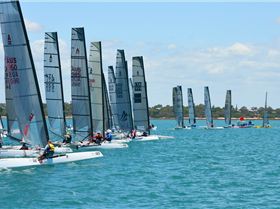 2018 "A" Class Catamaran Worlds (Race 1, Tues 20th)