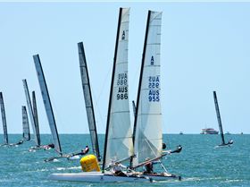 2018 "A" Class Catamaran Worlds (Race 1, Tues 20th)
