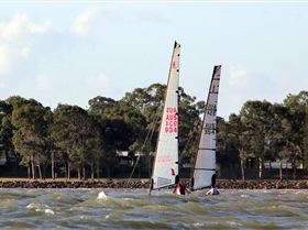 2017 "A" Class Catamaran State Titles (Day 1)
