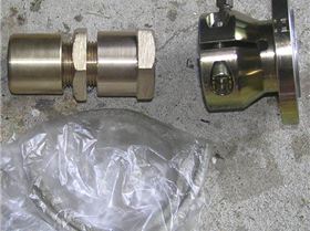 New gland and teflon packing