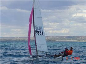 me in the hobie 16 states