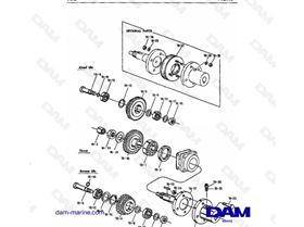 yanmar-yse8-yse12-embrague-eje-de-empuje-eje-de-engranaje-loco