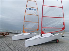 My new sailing dinghy design,designed with CAD and CNC cut in Thialand