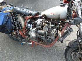 Kubota diesel ratbike, close