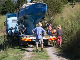 Getting down my steep driveway