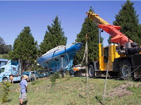 Getting 'round the bend with help from crane