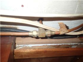 master pipe through deck