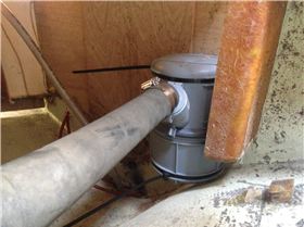 vetus muffler and throttle gear shift instilation 005