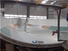 Laying up of the hull