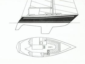 Adams 31 plan top and side view