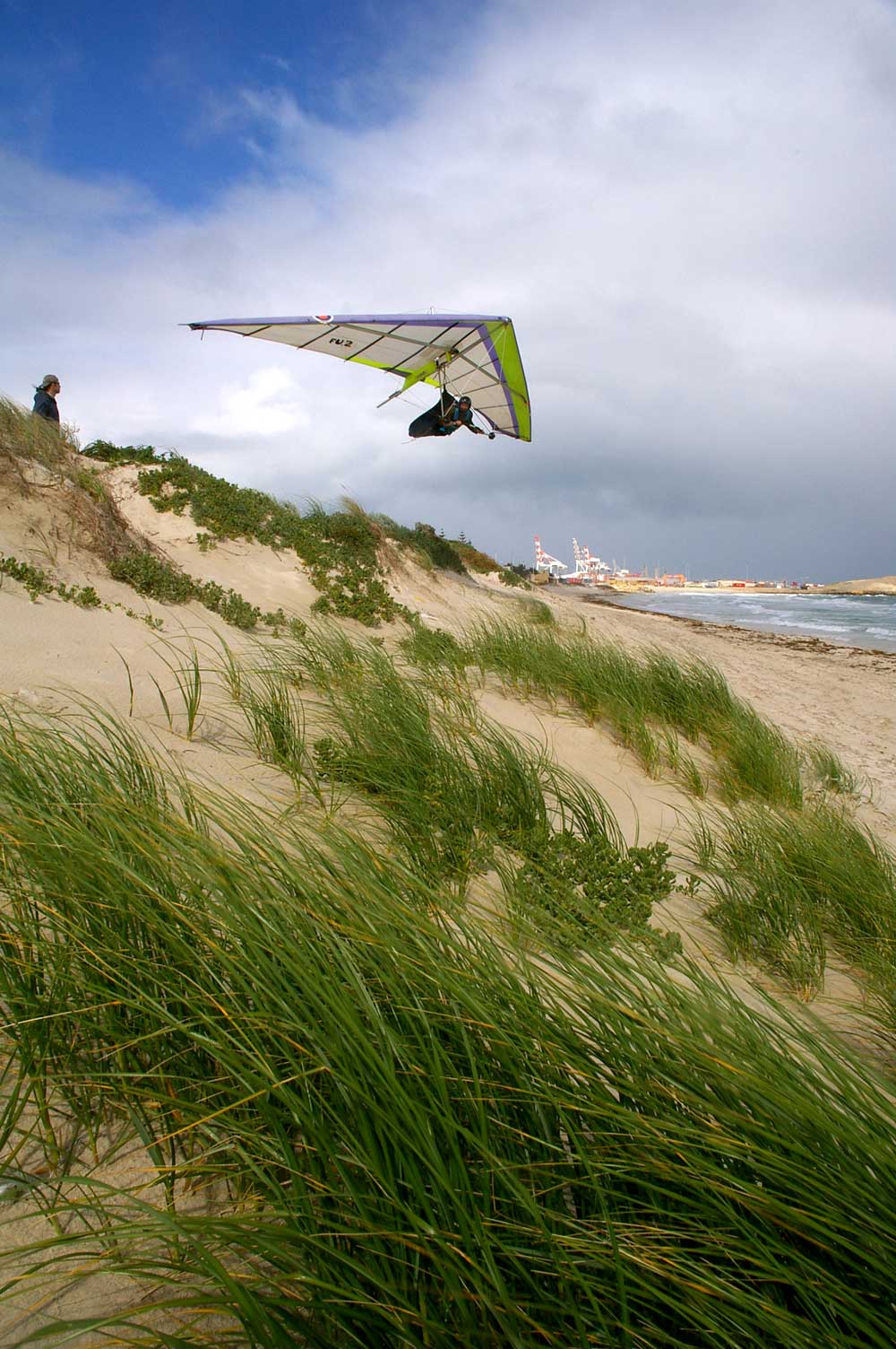 Skimming another dune