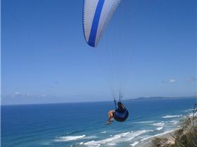 Me winging it over big dunes of Teawah 06