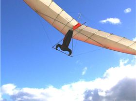 Sun between the clouds