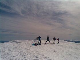 Tim & Paul on top of Mt Kosciuszko 6 Sept 2008