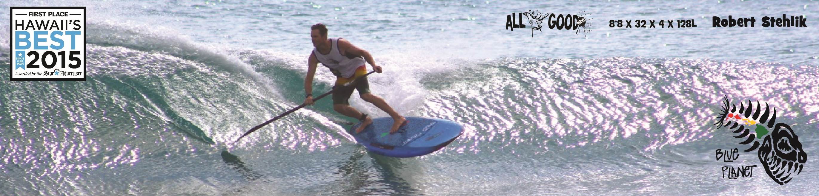Surfing with the Allgood and Kai Zen paddle