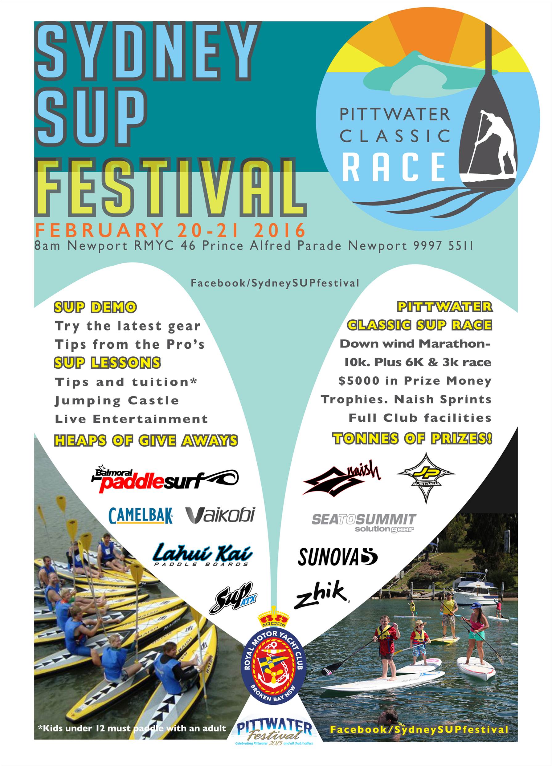 Sydney SUP Festival 2016 poster