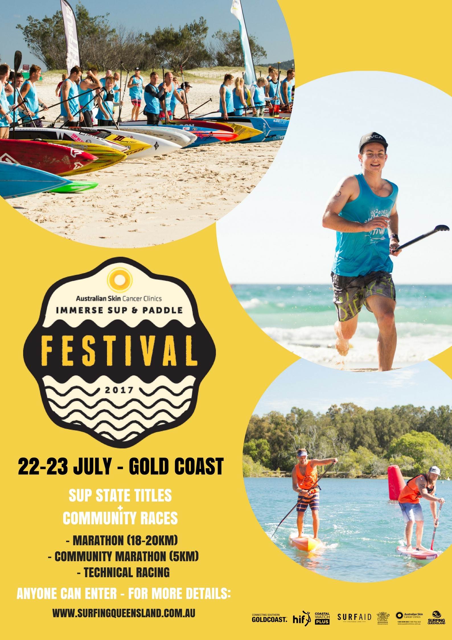 Immerse SUP & Paddle Festival Poster
