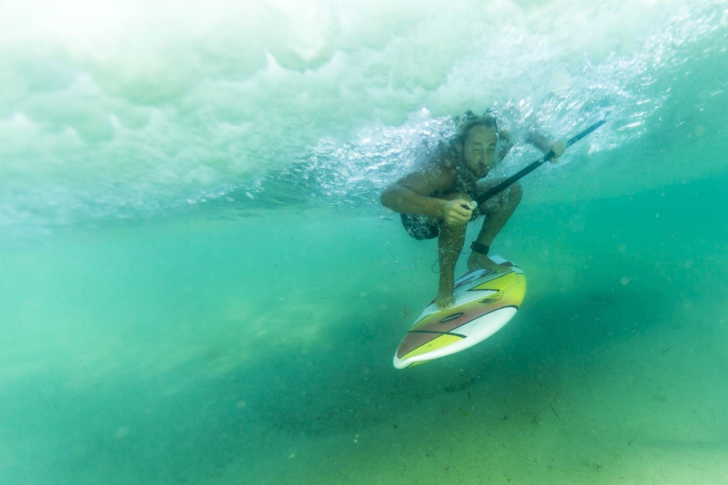 Pro rider Dimitri Georges, coming from France to show us how to ride the F-ONE Madeiro Pro 7'2''