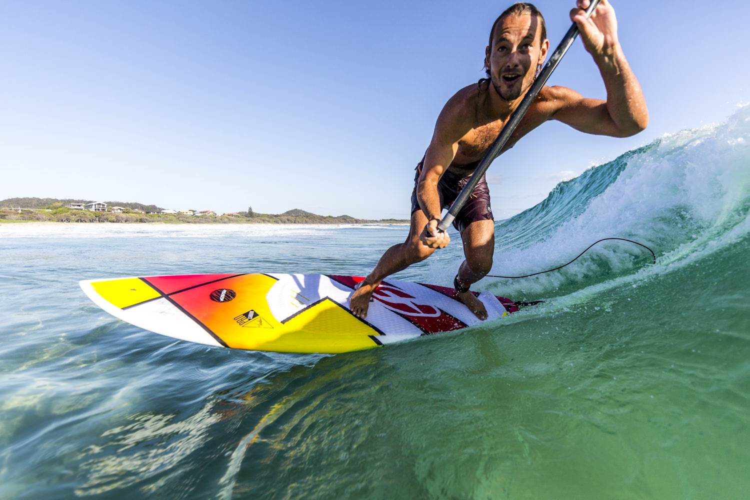 Pro rider Dimitri Georges, coming from France to show us how to ride the F-ONE Madeiro Pro 7'2''