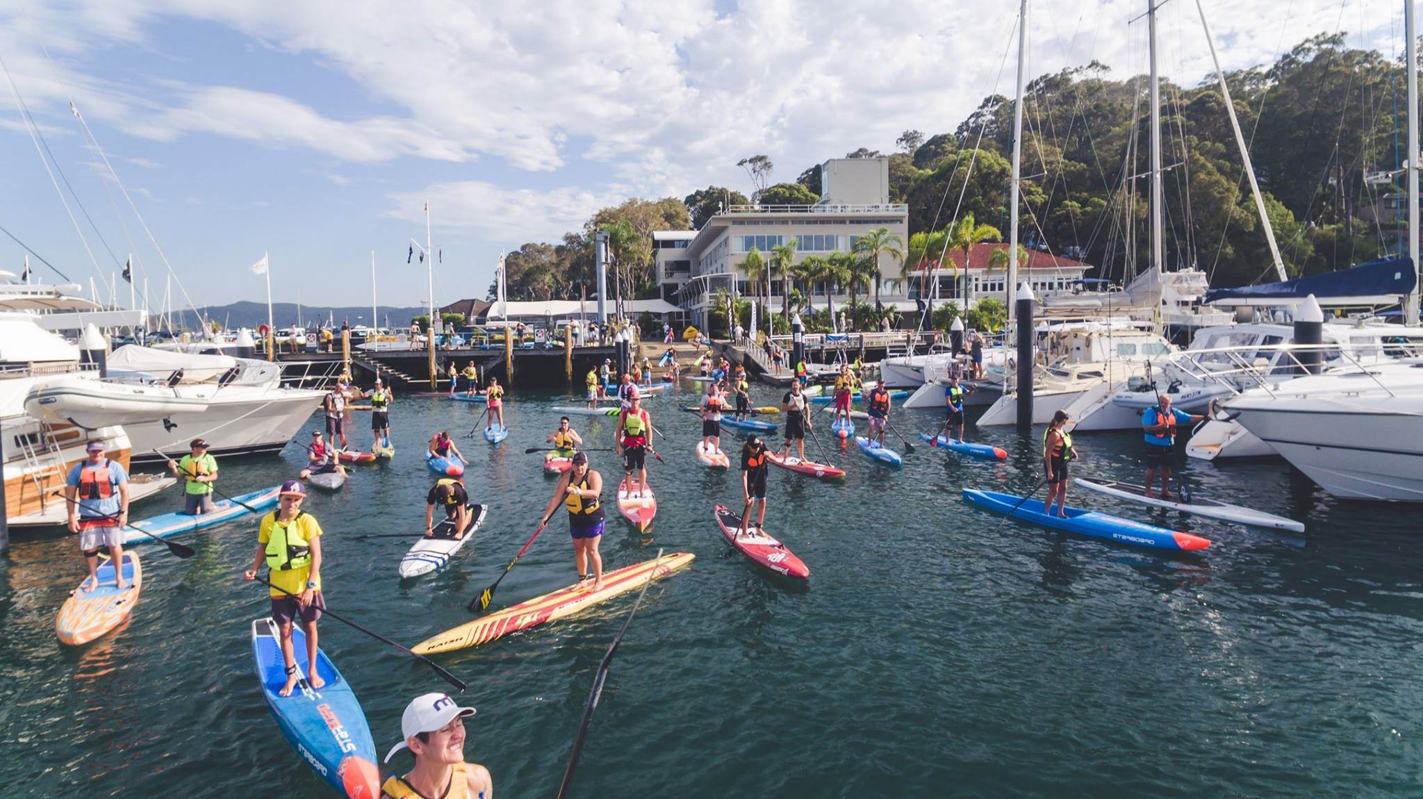 SUP Fest group start