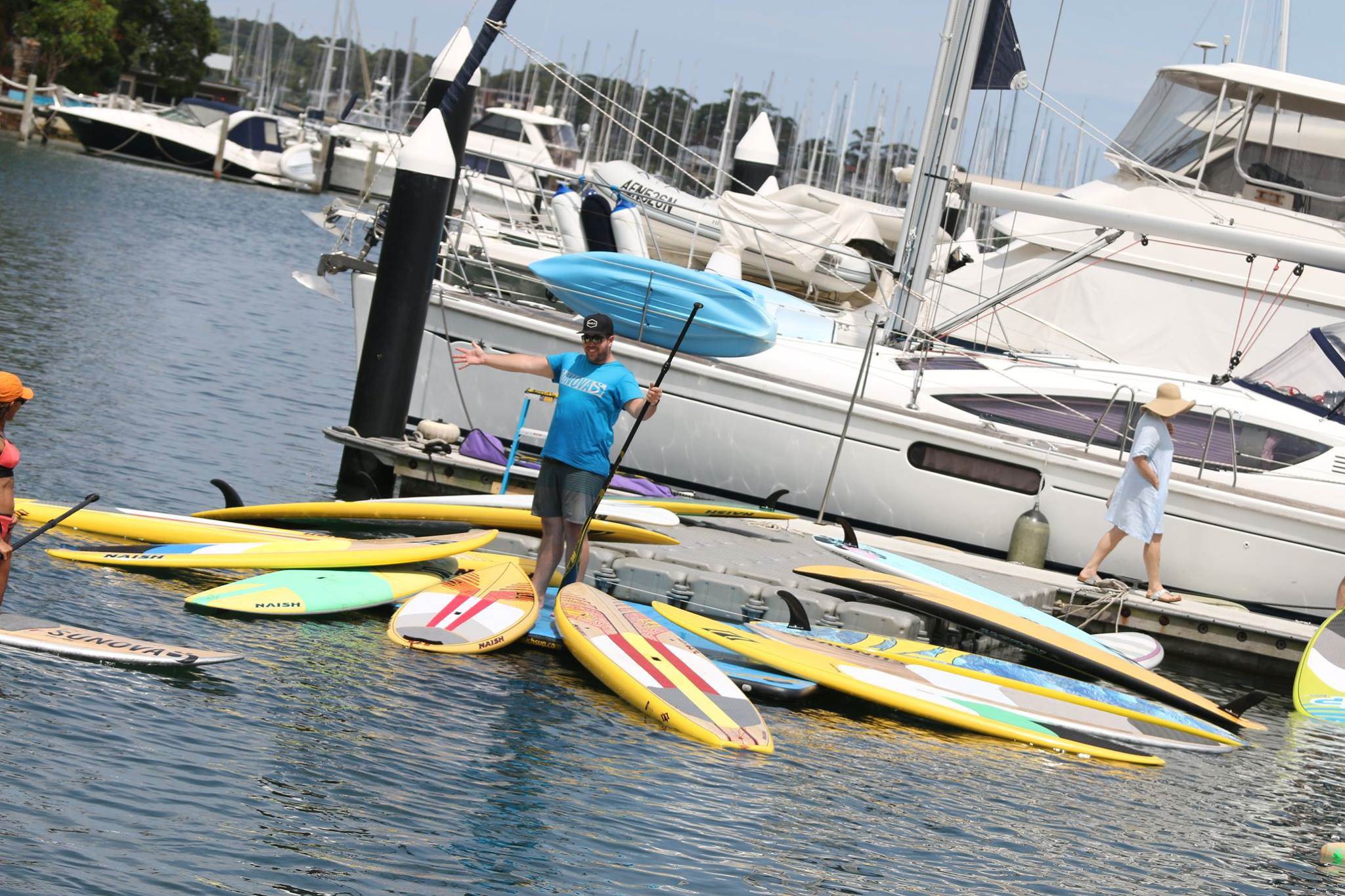 SUP Fest demo set up