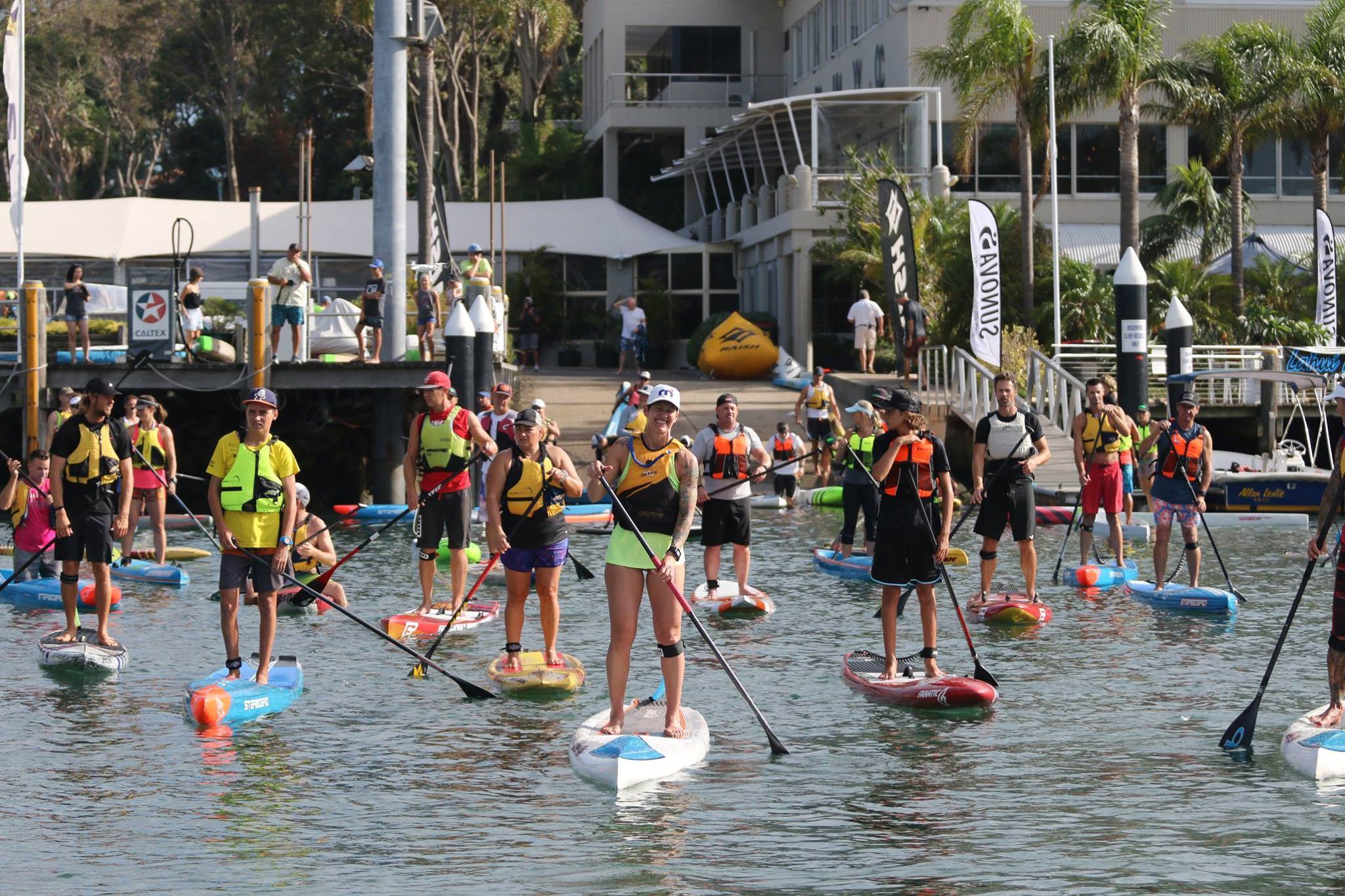 SUP Fest big group start
