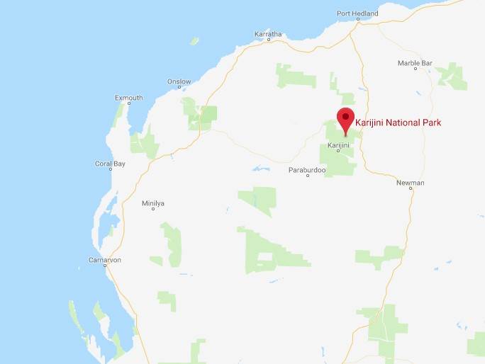 Karijini map