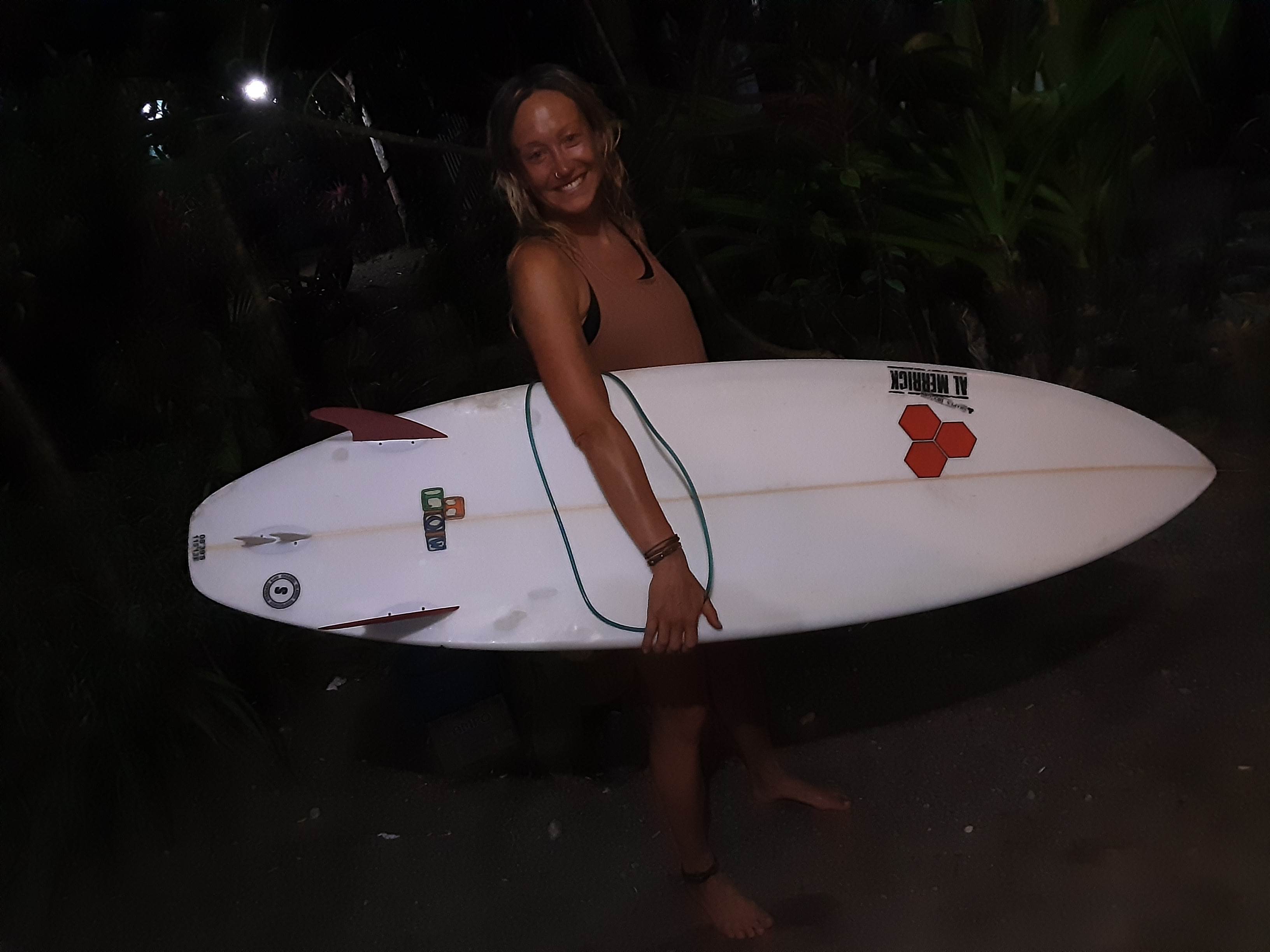 German surfer lady
