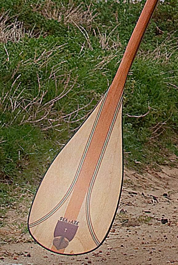 Lost wooden SUP paddle