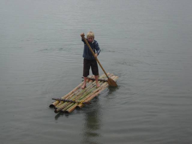 Leo \"bamboo boy\" age 9yrs