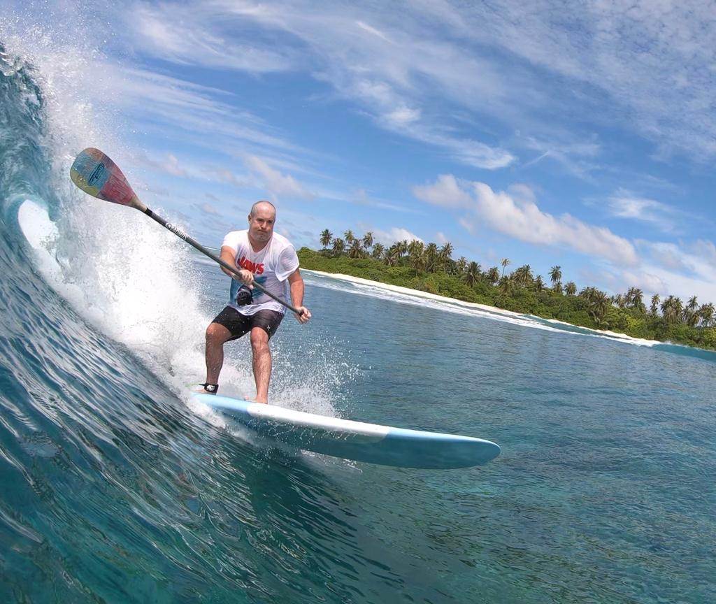 Maldives SUP Surfing