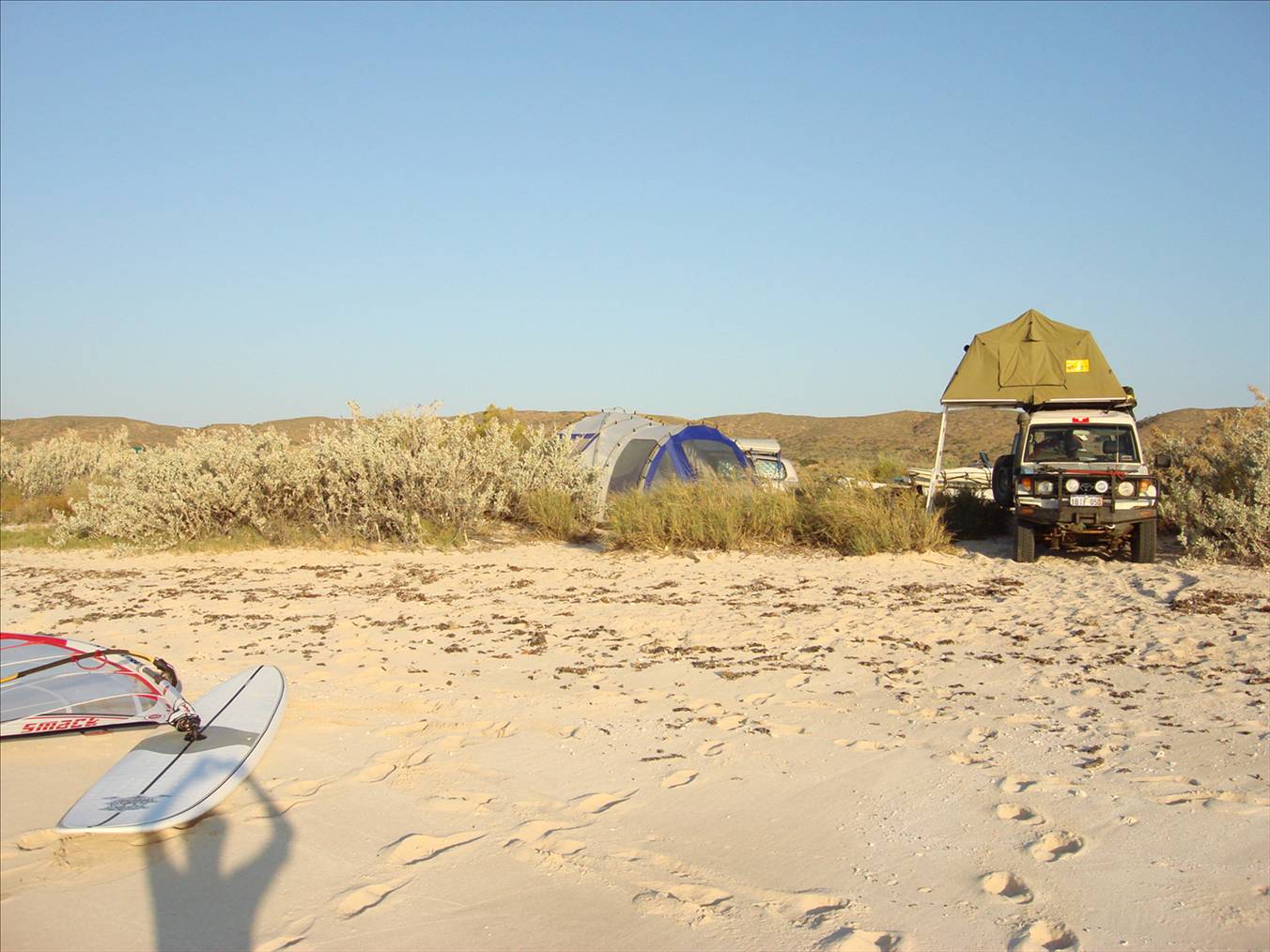 Remote beach at Ningaloo Station