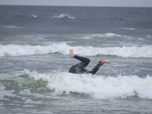 on the beach at Portstewart, Northern Ireland
