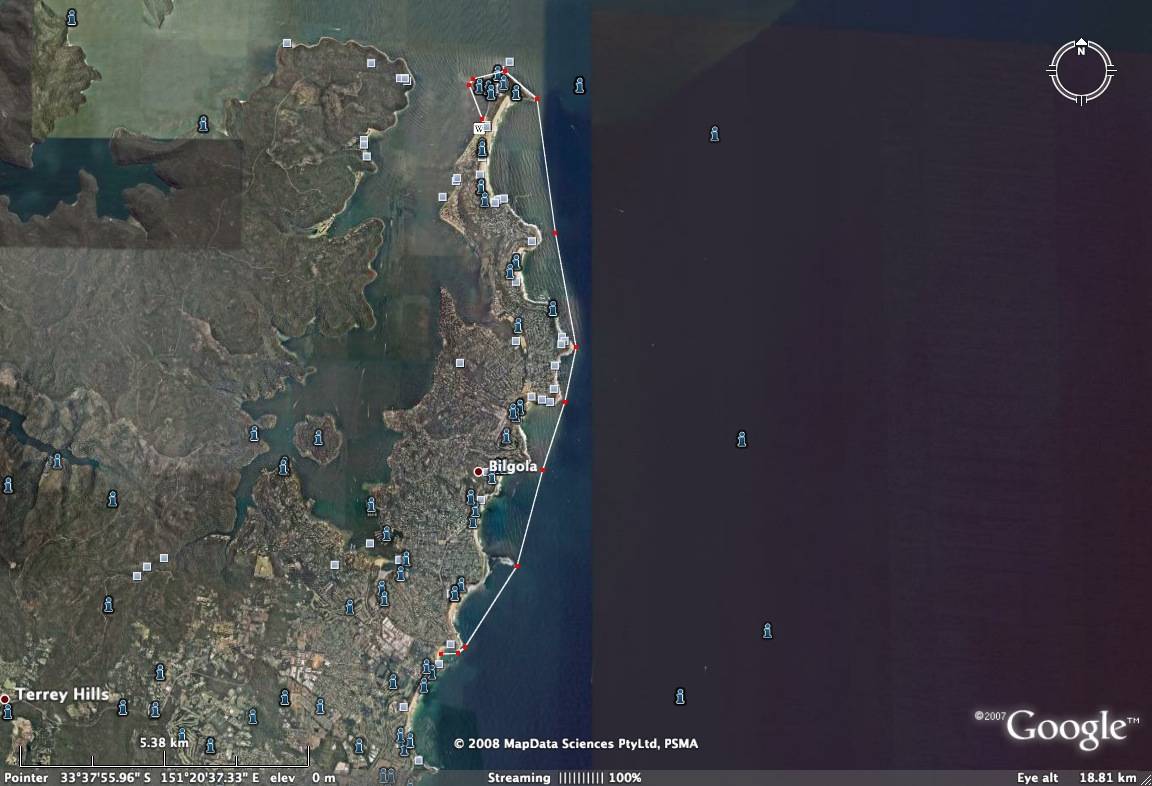 Sydney Race Series Courses